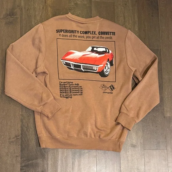 🏁 Chemistry Corvette Crewneck Men's Sweater - Picture 1 of 6